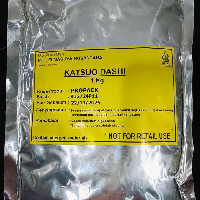 

Takumi Katsuo Dashi Propack 1Kg Halal / Bubuk Kaldu Ikan murah