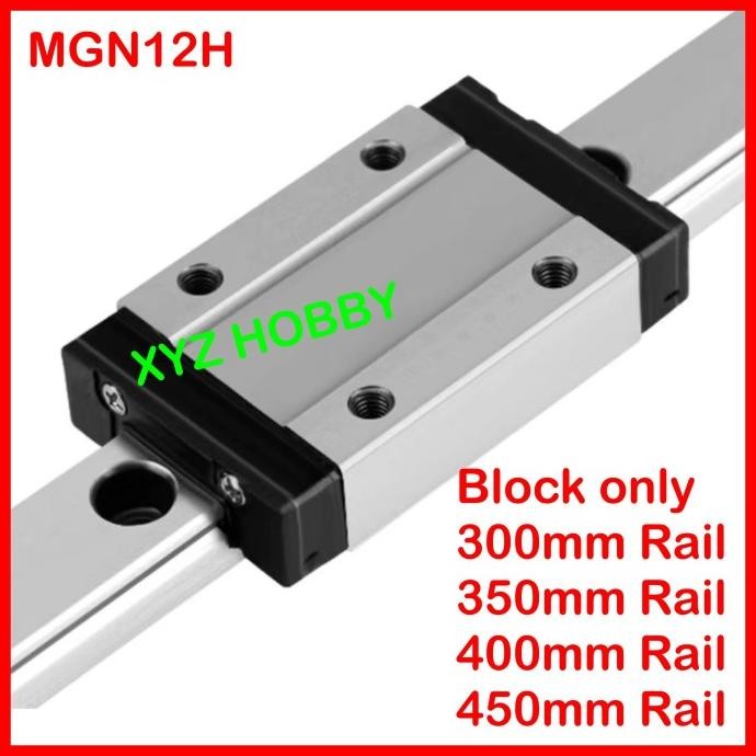 Mgn12H Linear Guide Rail 3D Printer 100 150 200 250 300 350 400 450 500 Mm 100Mm 150Mm 200Mm 250Mm 3