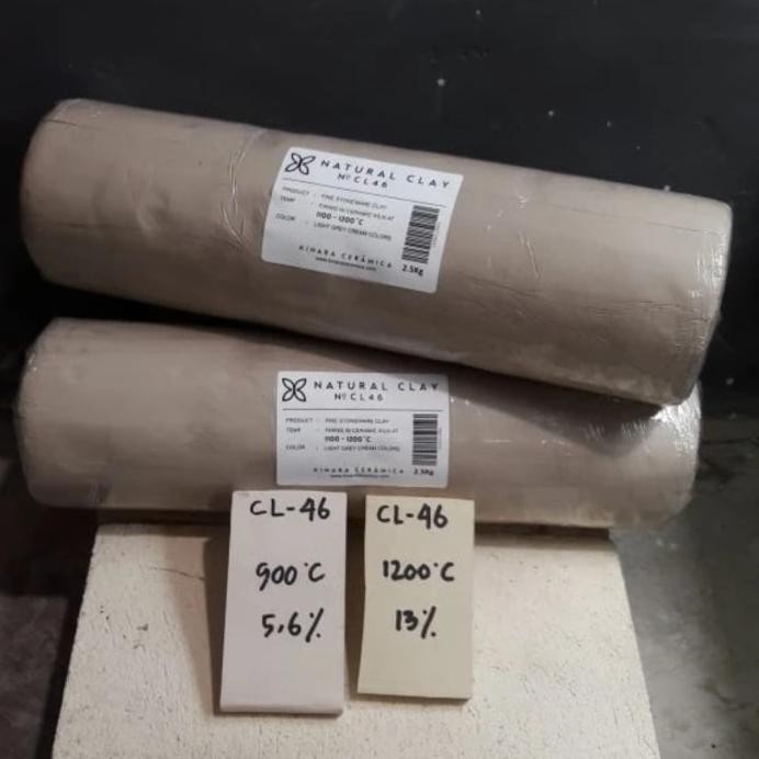 

Light Natural Clay - Pottery / Ceramic Clay Type CL46 Net 2.5kg murah