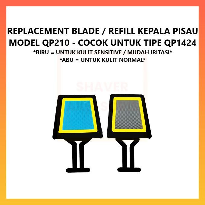 

refill pisau cocok & compatible for philips qp1424 blade replacement murah