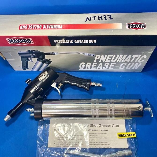 Air Grease Gun Maxpro Pispot Gemuk Angin Pneumatic Grease Gun New Stok