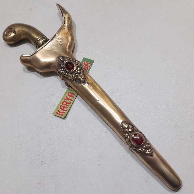 Keris Ladrang Permata Full Kuningan Super Halus murah