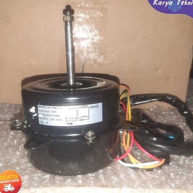 Dinamo Blower Motor Fan Outdoor Ac Changhong Samsung Ydk-25-6 Kanan
