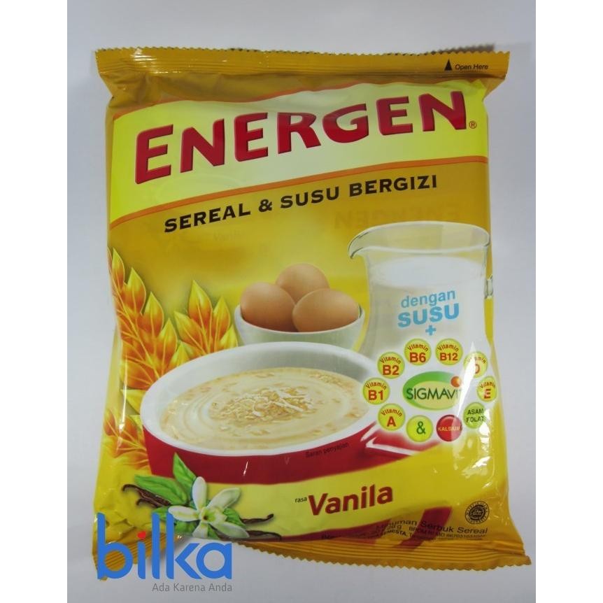 

(Good) ENERGEN SEREAL BAG VANILA 20'S x 29g