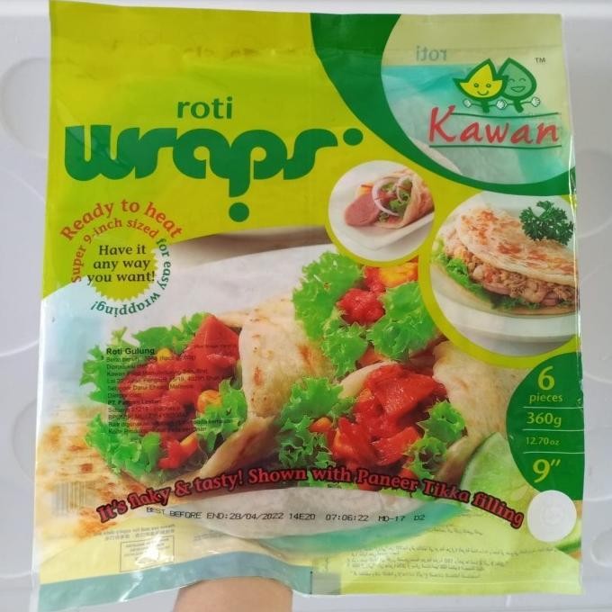 

(Good) Kawan Food Roti Wrap isi 6 lembar 340 gram