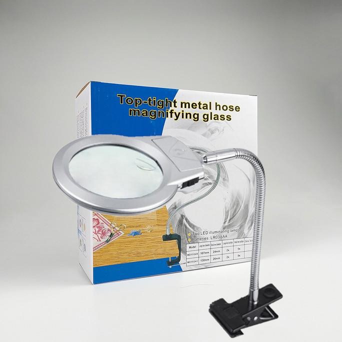 

LAMPU MEJA PORTABLE DENGAN KACA PEMBESAR - SILVER ORIGINAL DAN TERPERCAYA