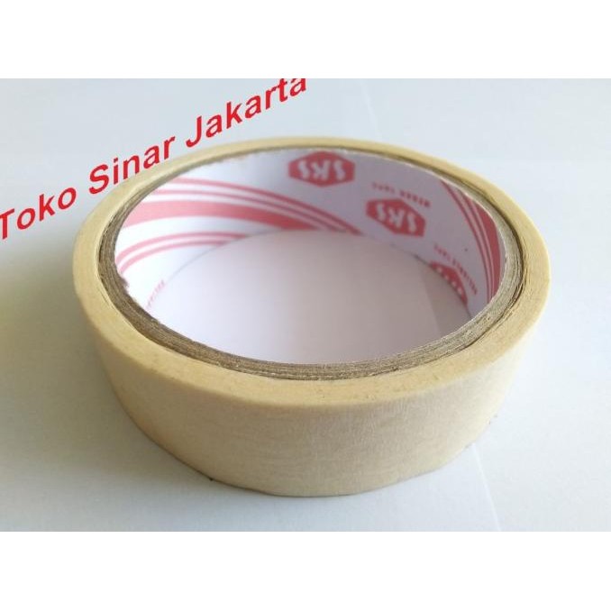 

~~~~~] Lakban Kertas Isolasi Solatip Selotip Solasi Masking Mask Tape Lem 24 mm