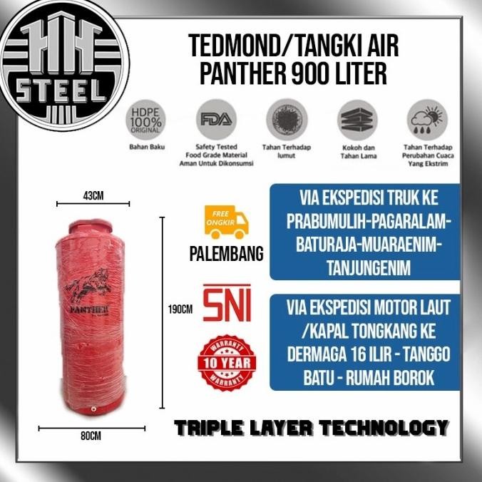 *#*#*#] Tangki Air / Tandon /Toren / Tedmon / Tedmond Panther TALL 900 Liter