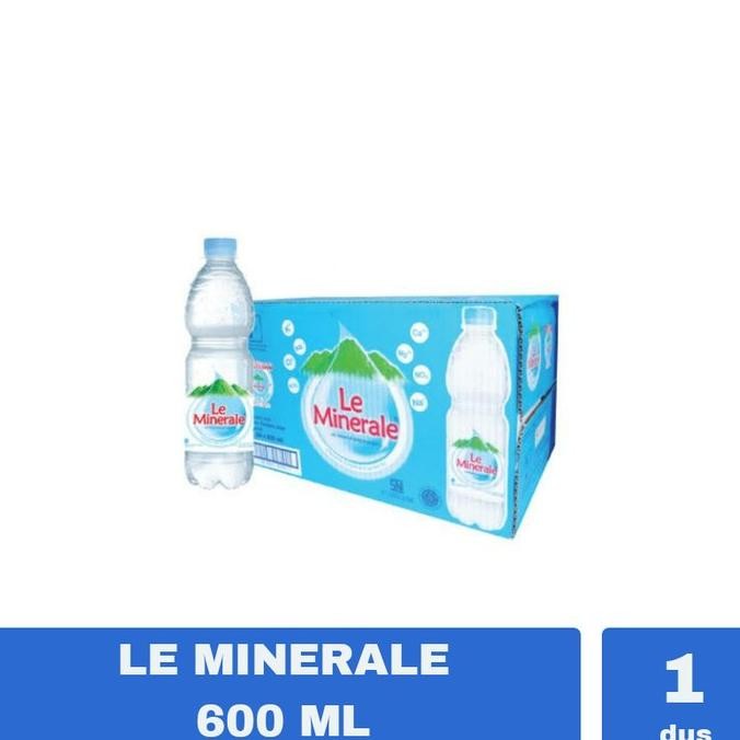 

(Good) Air Mineral Le Minerale 600 ml 1 Dus 24 Pc