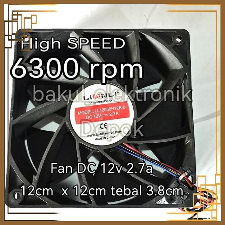 [BLE] FAN DC 12CM 12V HIGH SPEED