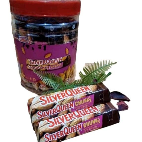 

Oy58 coklat silverqueen chunky jar 30gr isi 12pc Hemat