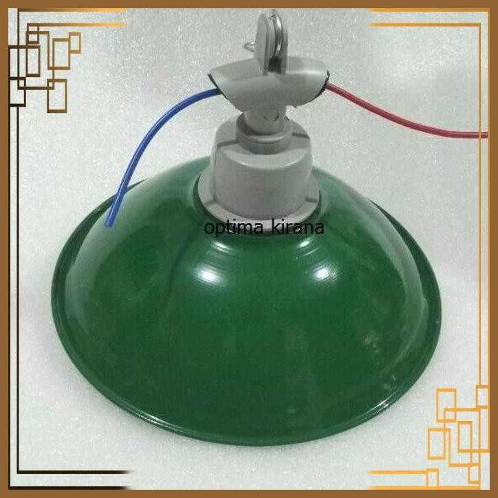 [TPK] Fitting Lampu Jalan Bohlam Bulb LED Gantung Hanging Lamp Outdoor Socket E27 + Kap Topi Tutup T