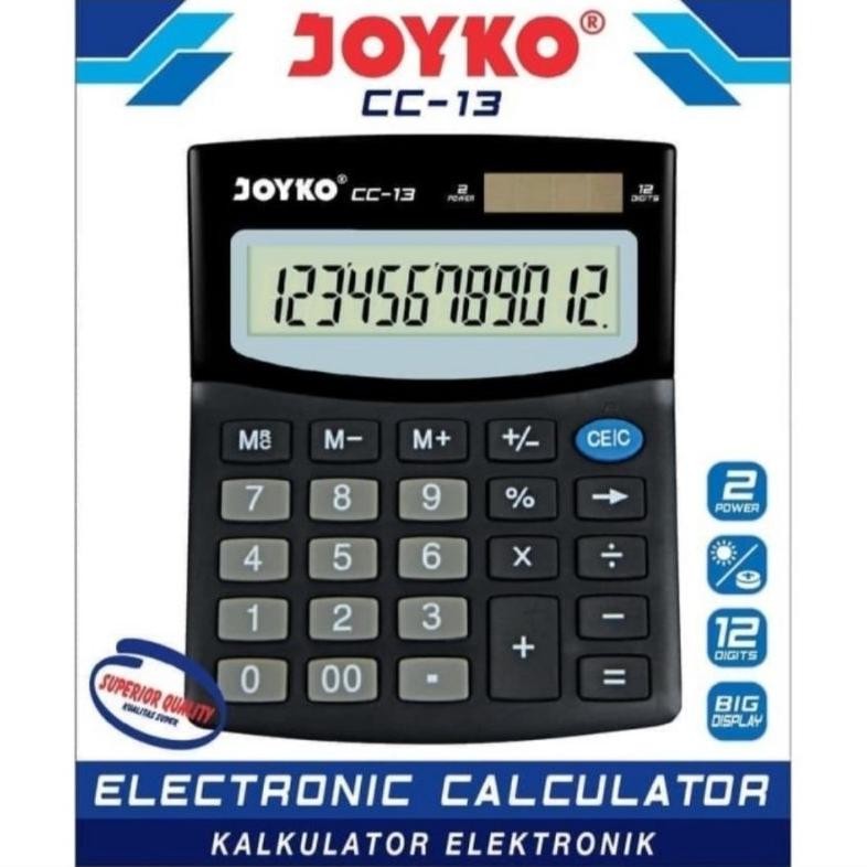 

ht-12 Kalkulator JOYKO CC13 ORIGINAL - Desktop Calculator / Kalkulator Meja CC 13 Premium