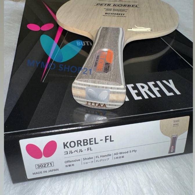 Butterfly Petr Korbel FL ~ Kayu Bet Pingpong Butterfly