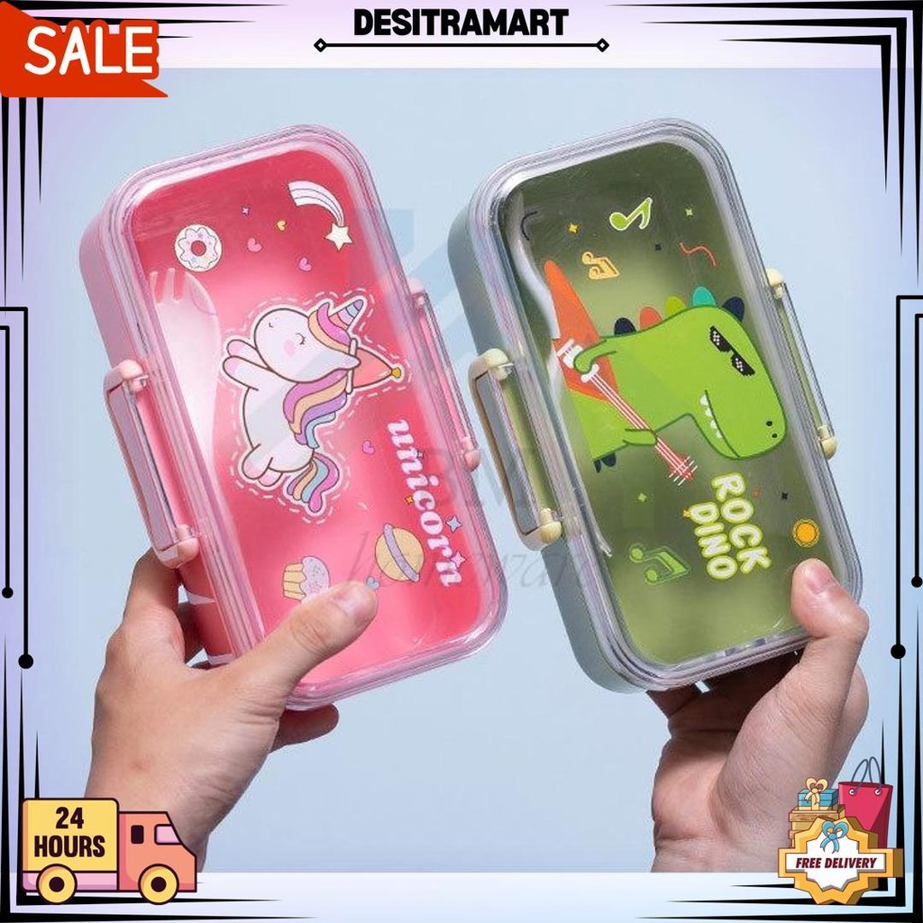 Kotak Bekal Anak Tk Karakter Lucu 700Ml / Lunch Box Anak D Termurah