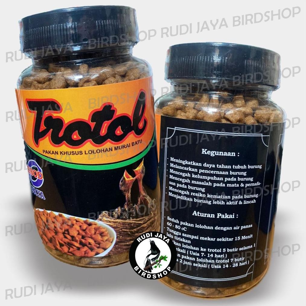 ty-35 BongSOR LoLOH Dari BRAL BRUL PeLET Pakan Makanan LoLOHAN Piyik Anakan Burung MURAI KACER WAMBI