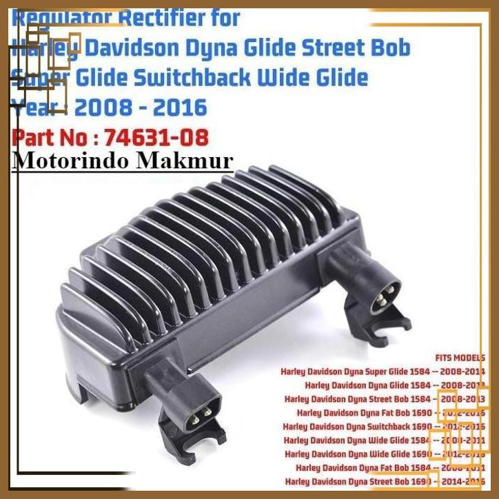 [MDM] Regulator harley dyna glide street Fat bob tahun 2008 2016 no 74631-08