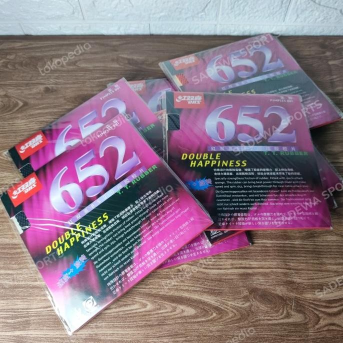 DHS 652 - KARET PINGPONG TENIS MEJA BINTIK PENDEK/SERANG BOLA DAHSYAT