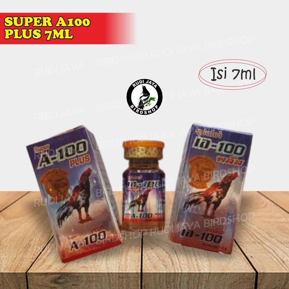 gd-12 SUPER A100 A-100 PLUS 7ML IMPORT ORIGINAL THAILAND OBAT VITAMIN AYAM LAGA HABIS TARUNG ADU MEM