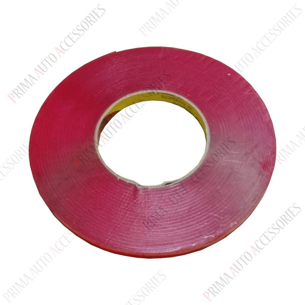 

TW39 Perekat / Double Tape 3MM Merah Transparan 10mm X 15 meter Premium