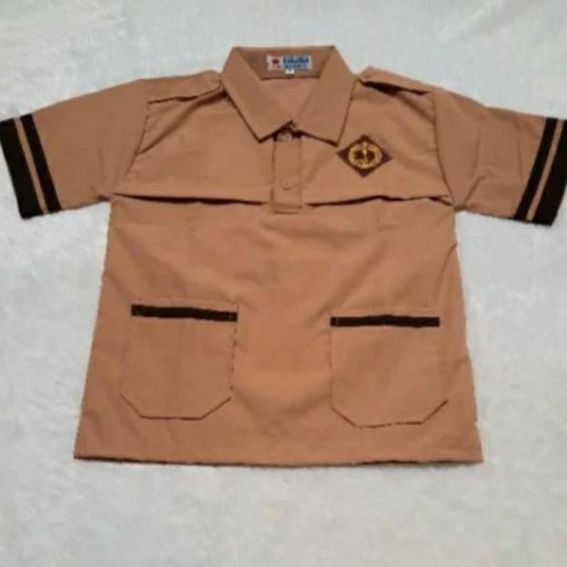 Terbaru Laris, Baju Atasan Pramuka Siaga Pendek Untuk Kelas 4 S/D Kelas 6 Sd