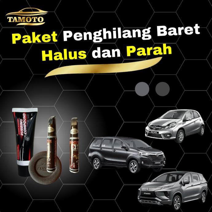 Kompon Spidol baret Abu Grey penghilang lecet goresan bodi mobil motor TERBAIK