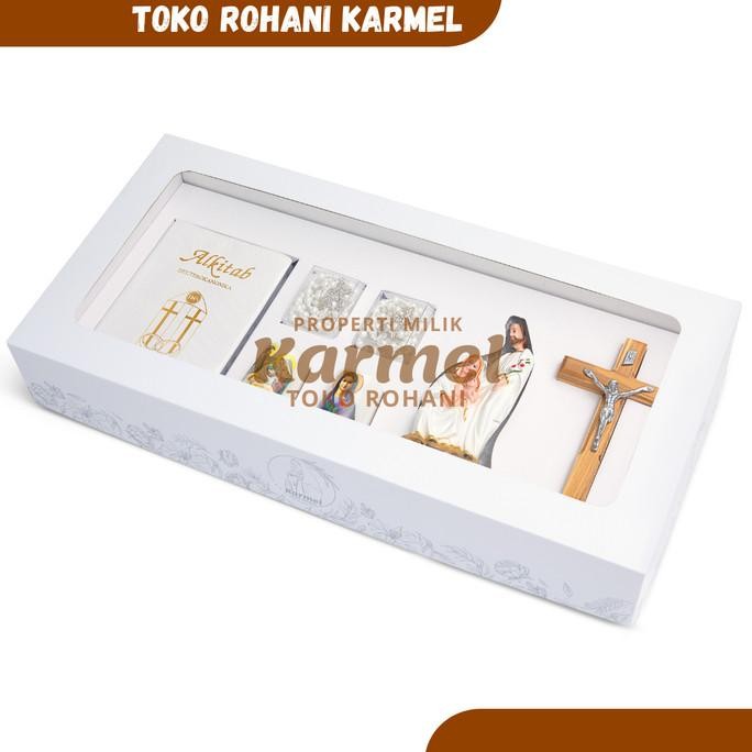 PAKET SESERAHAN PERNIKAHAN KATOLIK + KOTAK CUSTOME / SET HANTARAN PERNIKAHAN KATOLIK / PAKET WEDDING