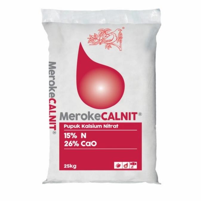PUPUK MEROKE CALNIT 25 KG ORIGINAL KEMASAN PABRIK