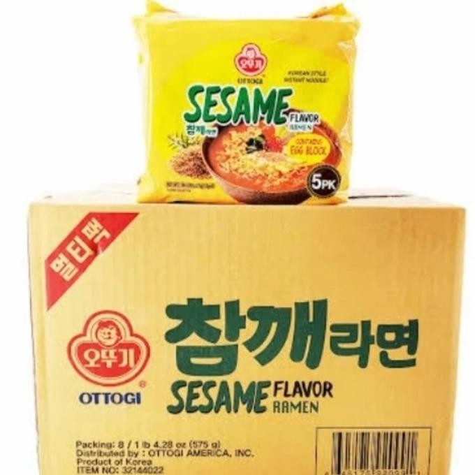

Hot Sale! Ottogi Mie Instan Rasa Wijen Sesame Ramen 5 (115Gr X 5Pack )