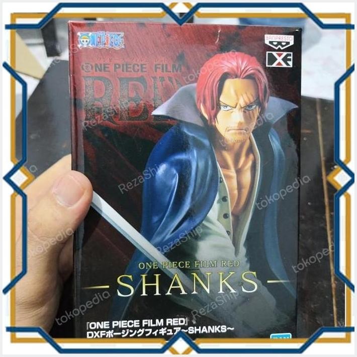 [LOM] DXF AKAGAMI NO SHANKS ONE PIECE RED FIGURE ORI BANPRESTO GLM GRANDLINE