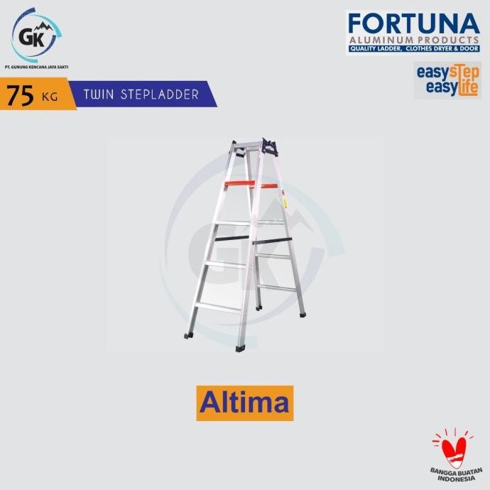 TANGGA LIPAT ALUMINIUM PREMIUM FORTUNA ALTIMA 175 CM