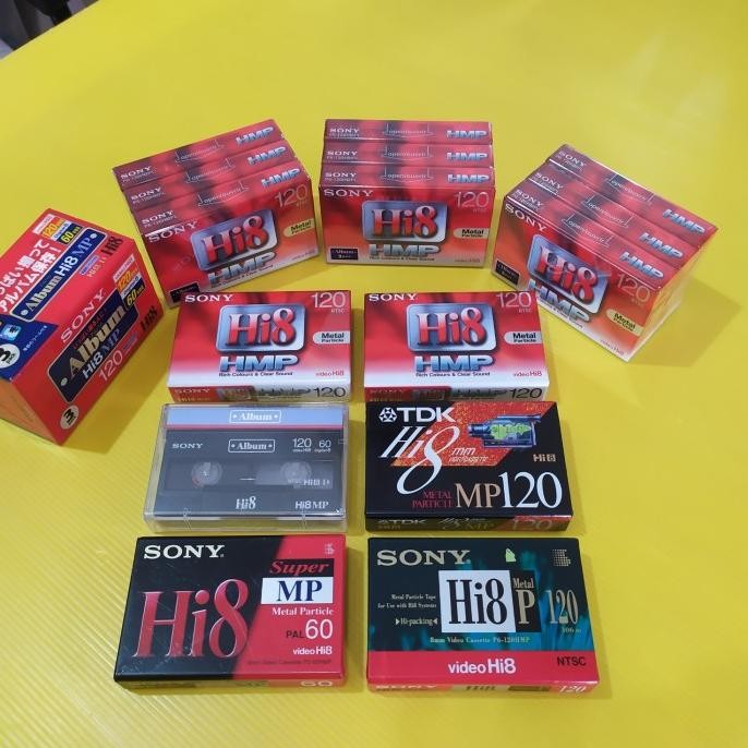 KASET SONY HI8 UNTUK HANDYCAM SONY VIDEO8 HI8 DAN DIGITAL8 ORIGINAL DAN TERPERCAYA