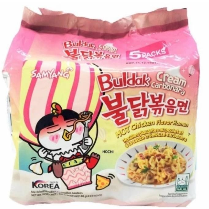 

Hot Sale! Samyang Buldak Cream Carbonara 5'S @130Gr