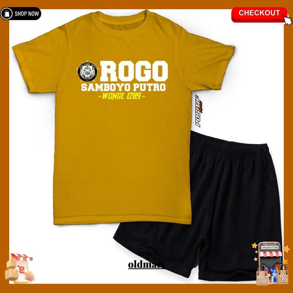 Baju Kaos Setelan Anak Rogo Samboyo Putro Jaranan Bantengan Cod