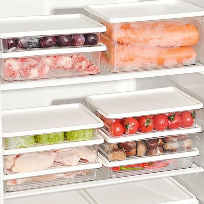 Grosir Youware - Sylva Food Preparation (Termasuk Saringan) Bpa Free / Kotak Penyimpanan Makanan Kul