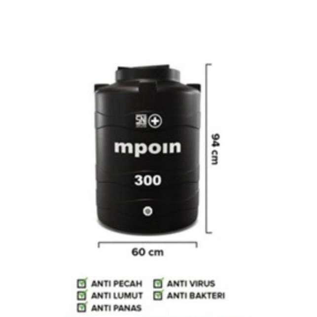 Diskon Mpoin Tangki Toren / Pendam Tandon Air Tall 280 Garansi