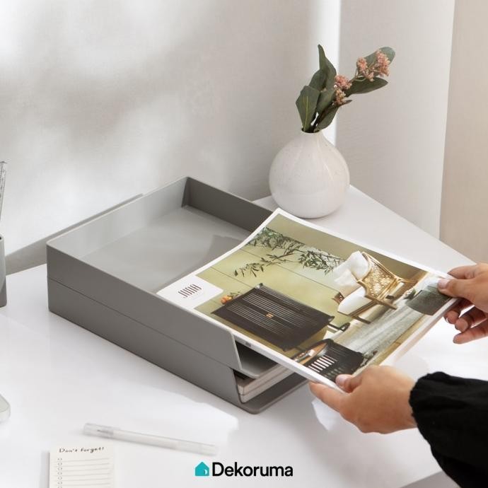 

Dekoruma MISU Tray Dokumen Susun - Rak Dokumen Kertas A22S