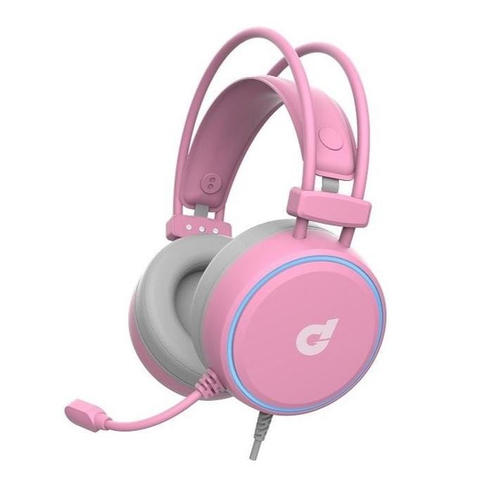 Dbe Gm190 7.1 Virtual Surround Gaming Headphone - Pink Edition Headset Co