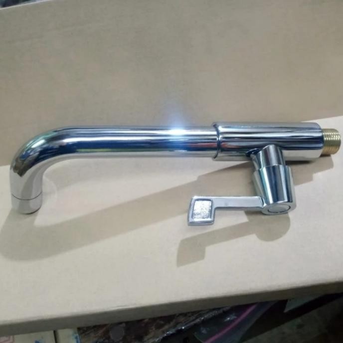 Kran Wastafel Dinding Panjang/Kran Air Cuci Tangan Wastafel Panjang New Stok