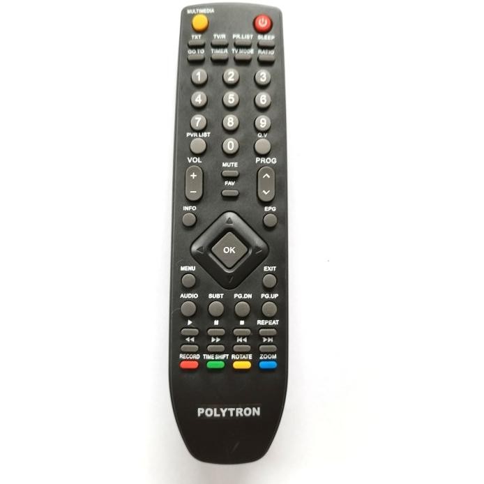 REMOT REMOTE STB POLYTRON DVB T2 PDV 500T2 SET TOP BOX POLYTRON murah