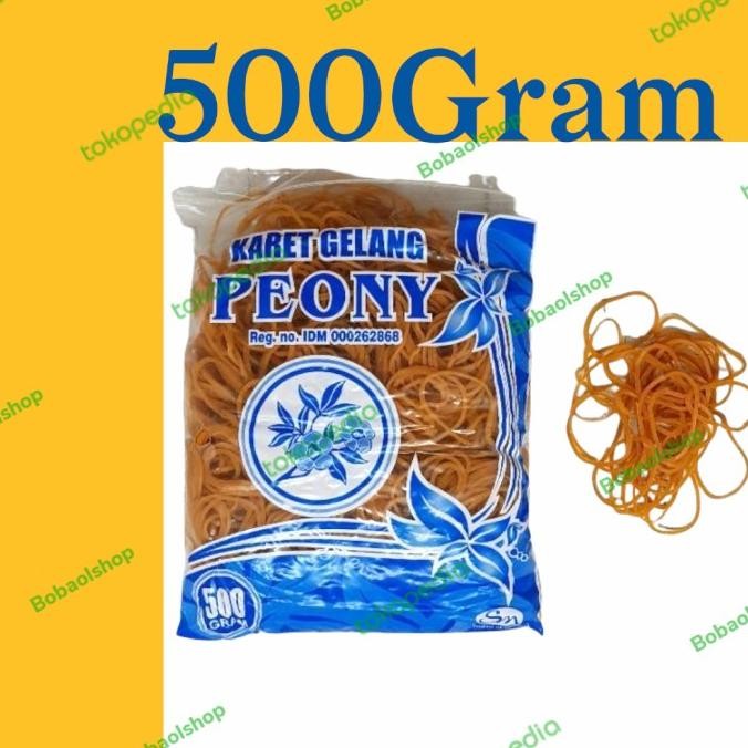 

Karet Gelang kuning Peony @500gram murah