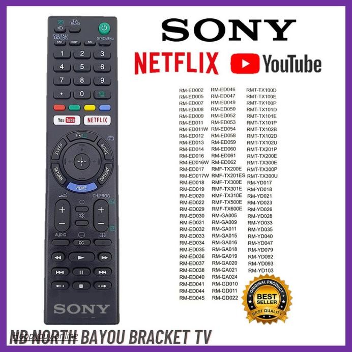 REMOTE REMOT TV SONY BRAVIA REMOTE SONY SMART TV LED LCD ORIGINAL murah