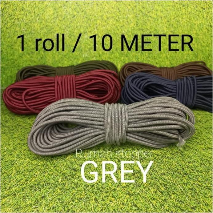 

Tali elastis / tali string Grey 3mm (10meter) murah