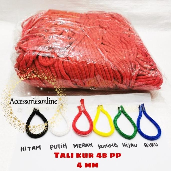 

tali kur 4b warna pp (4mm) - 1 pak murah