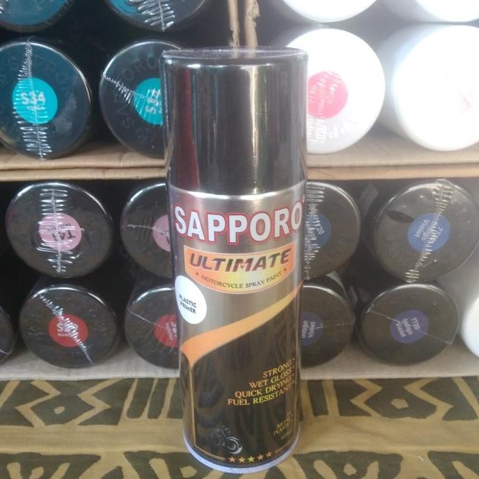 Sapporo Ultimate plastik primer / sapporo spray 400 ml murah