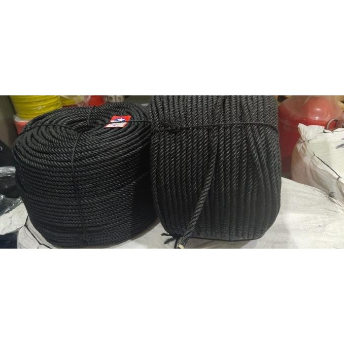 

Tali Tambang Nylon 8Mm Hitam Panjang 100M New Stok