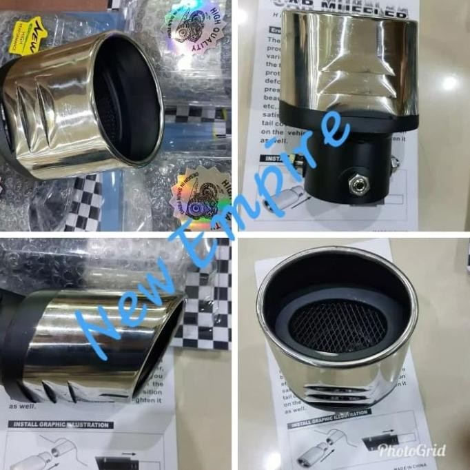 Muffler- Mufler- Buntut Knalpot Racing Mobil Brio