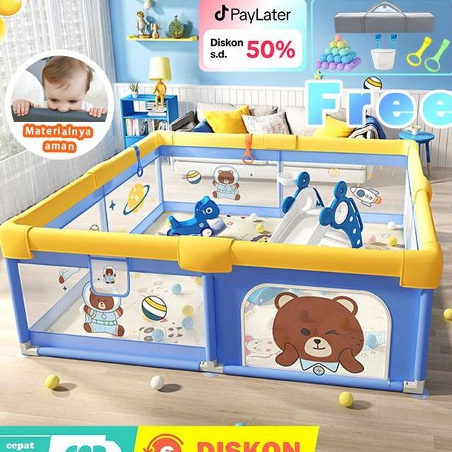 Codbaby Playfence Anaana Bayi Bo Pagar Olam Renang Taman Bermain Bermain Bola Bayi Mandi Pagar Gaman