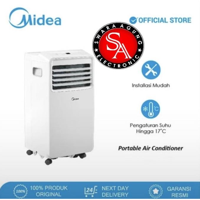 Ac Portable 0.5 PK Midea Type : MPHA-05CRN7 (Khusus Daerah Medan) HAR