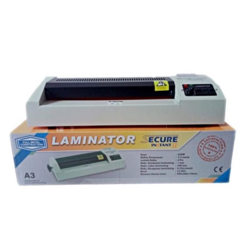

fx-23 SECURE INSTANT II Mesin Laminating KTP A4 F4 & A3 Alat Laminator Foto Berkualitas